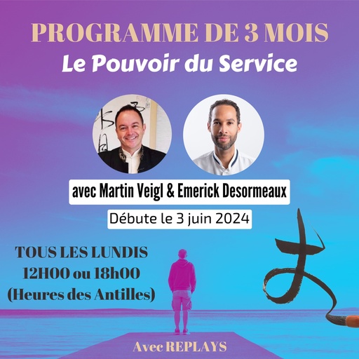 Programme - Le Pouvoir du Service