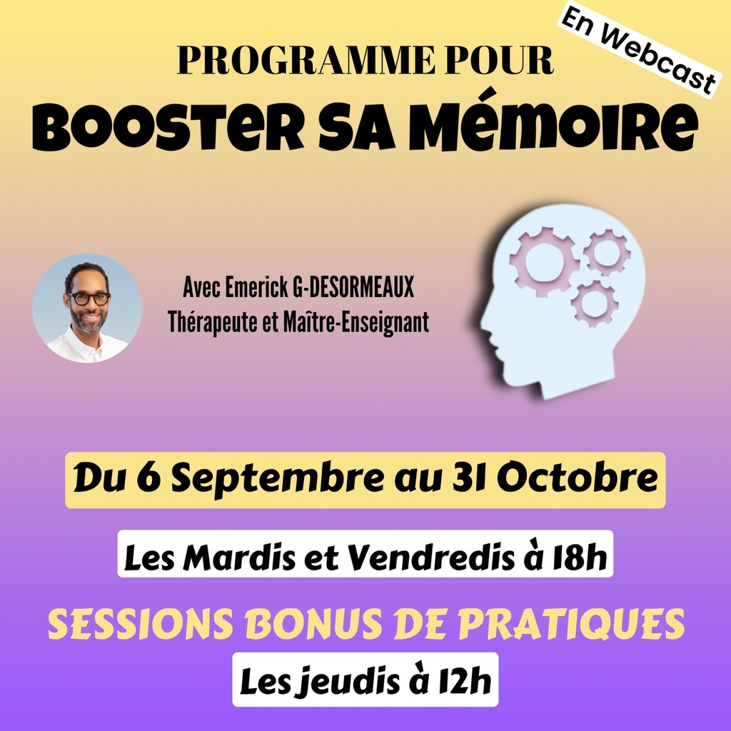 Portail - Booster Votre Mémoire